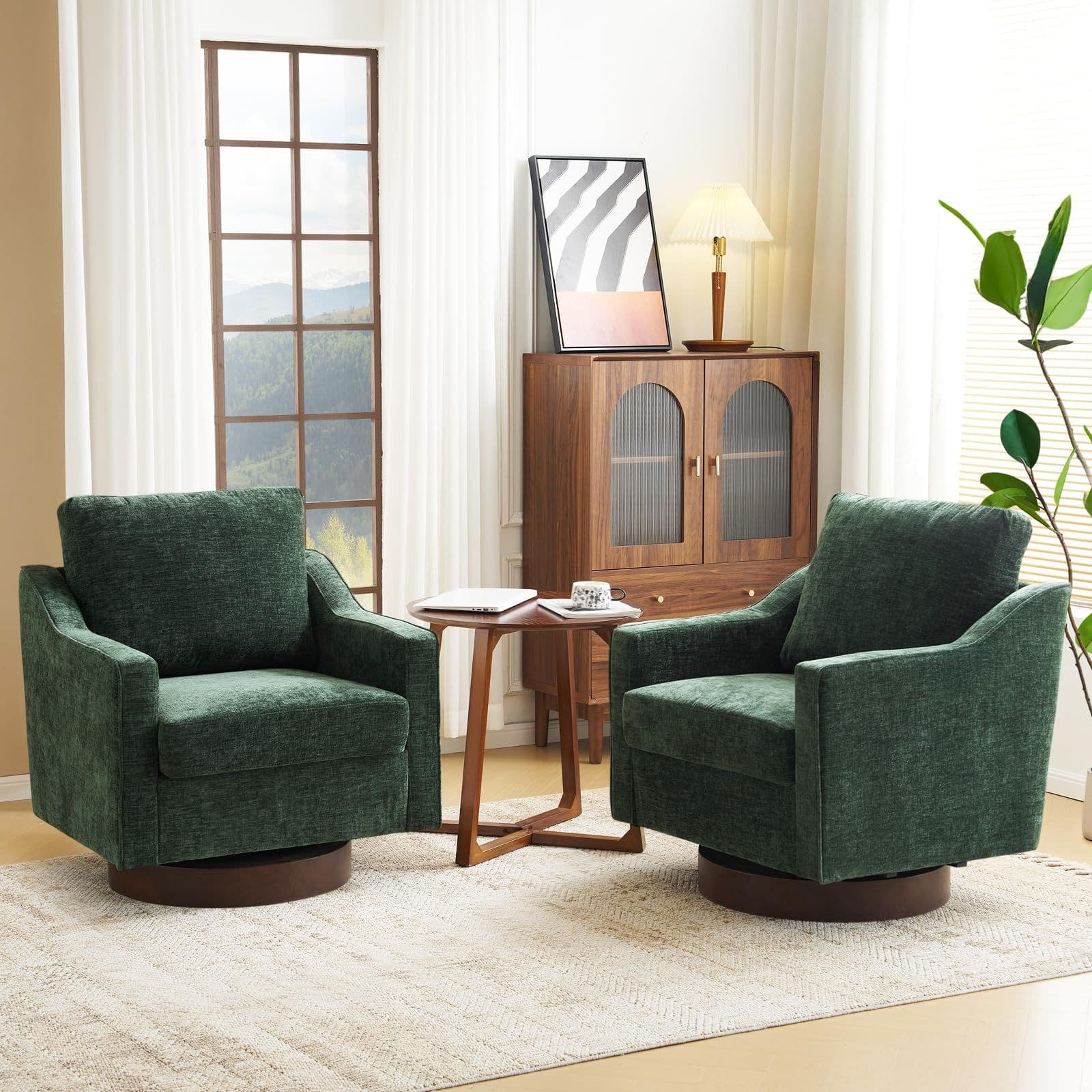 VINGLI Mid-Century Modern Accent Chair