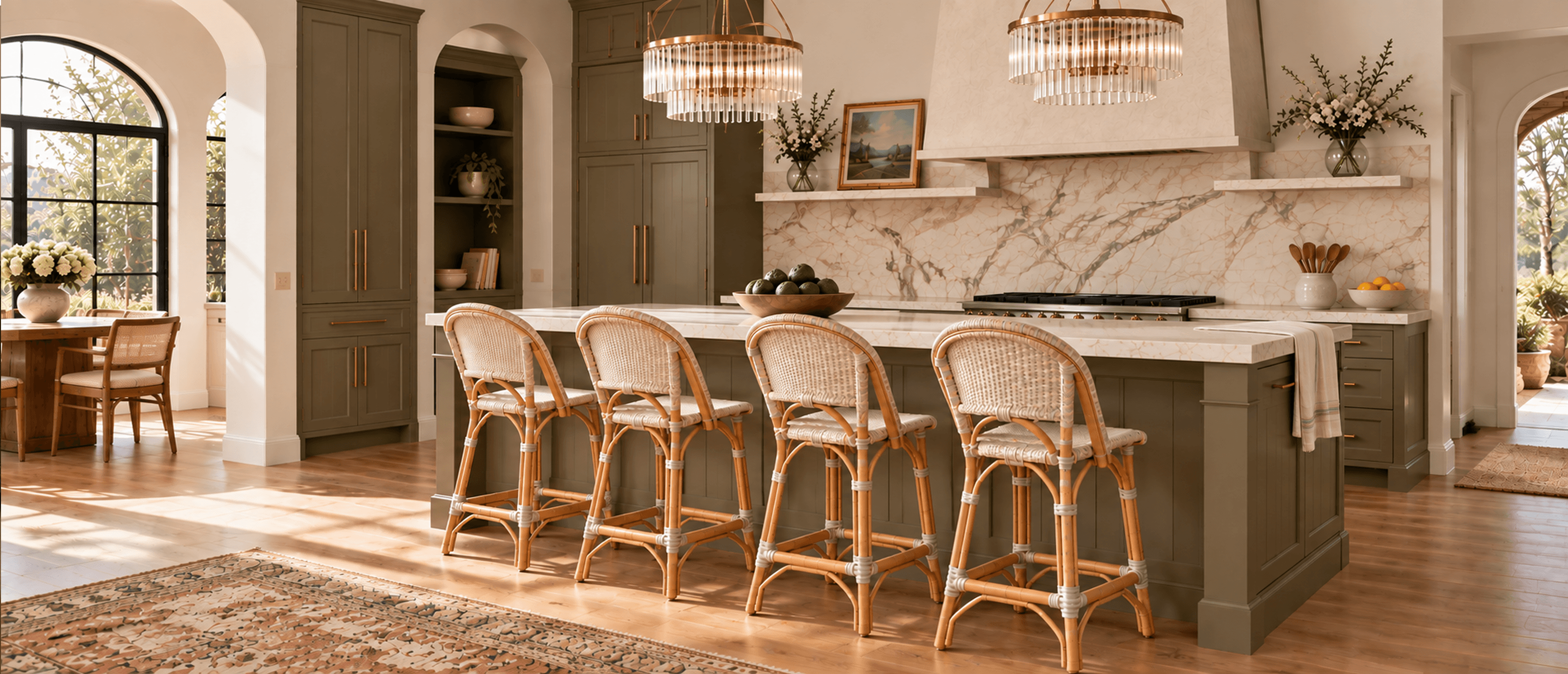 Serena & Lily Counter Stools: The Riviera Look, Decoded