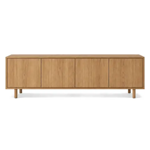 Plain oak sideboard, the dupe