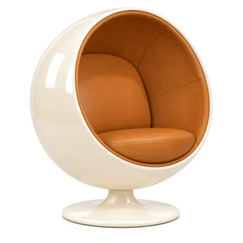 Cream ball chair, the original