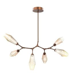 Zoyla 6-Light Metal Dimmable Chandelier