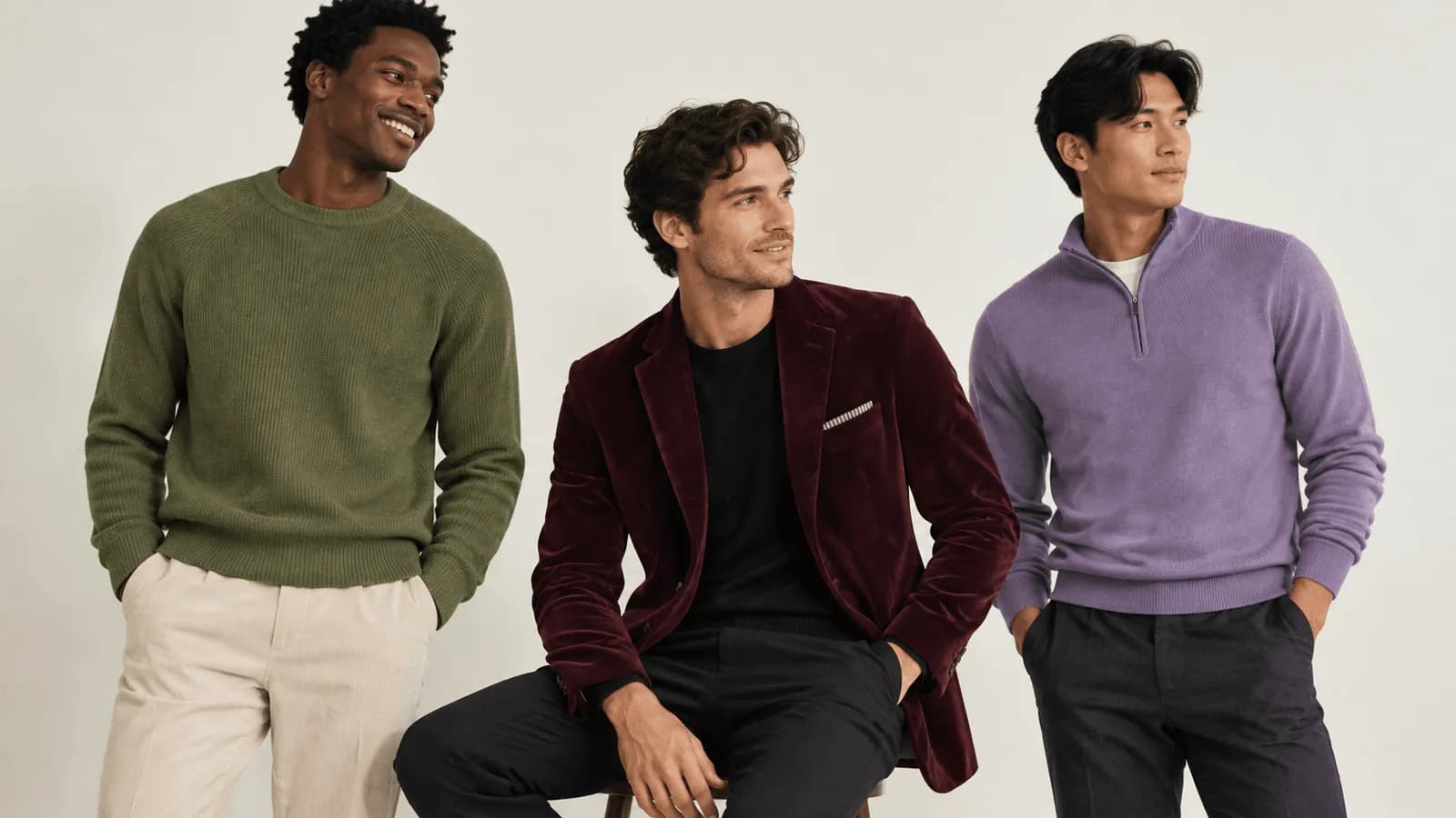 Gem Season: Men’s Jewel-Tone Knits & Velvet