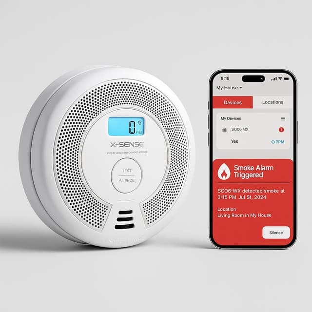 X-Sense Smart Smoke/Carbon Monoxide Detector Combo