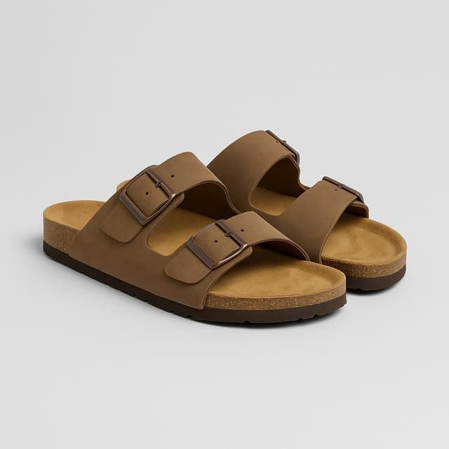 Cushionaire Lane Cork Footbed Sandals