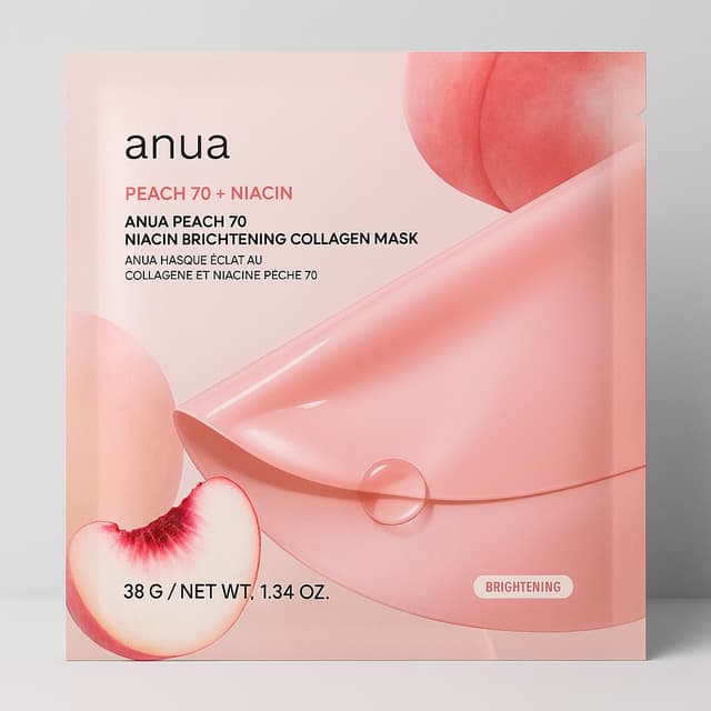 Anua Peach 70% Niacinamide Brightening Collagen Mask