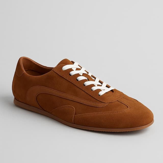 COS Minimal Leather Trainers
