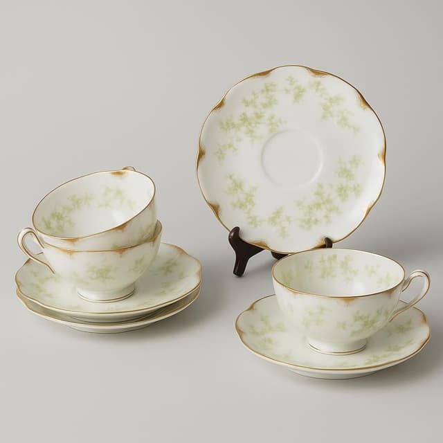 Haviland Limoges Tea Cup and Saucer Set