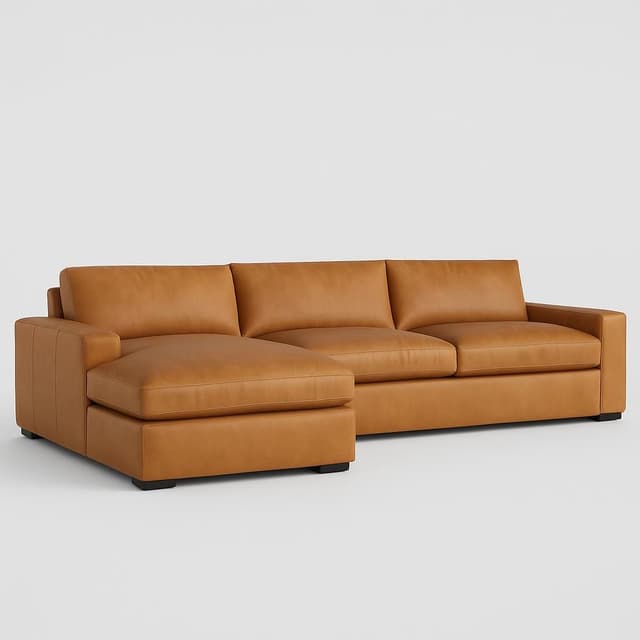 Quince Stillman Leather Sofa