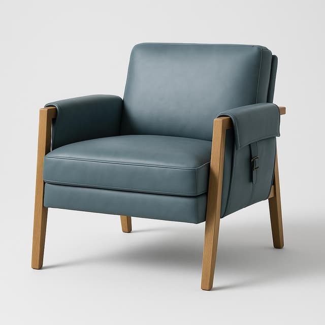 Wade Logan Arhiana Faux Leather Armchair
