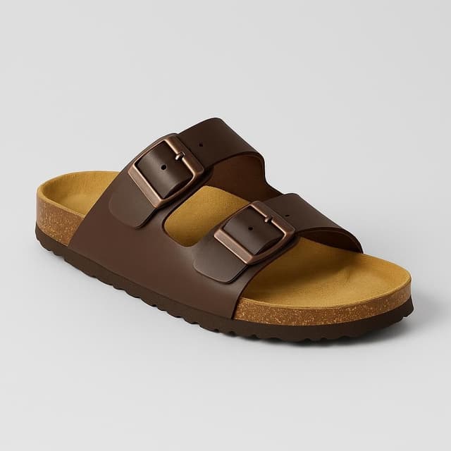 Cushionaire Lane Cork Footbed Sandal