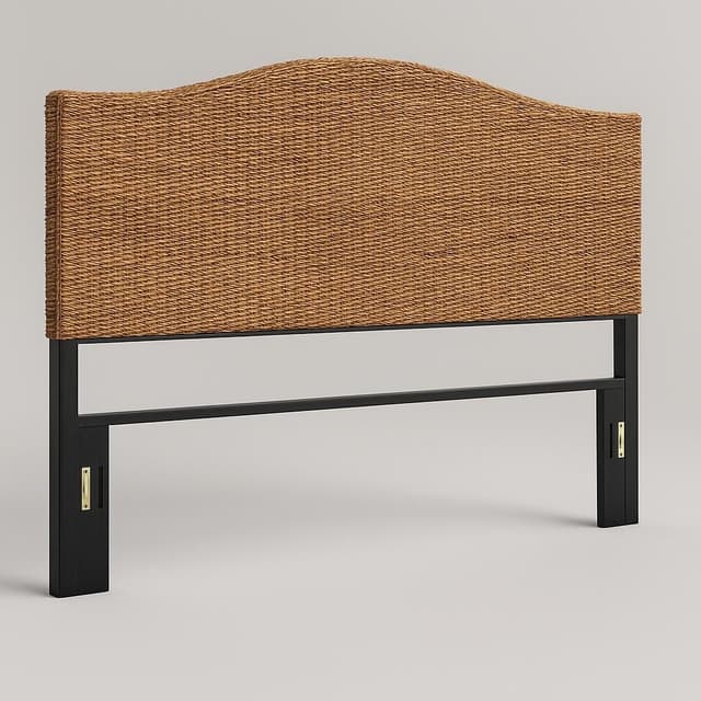 Crosley Serena Rattan Platform Bed (King)