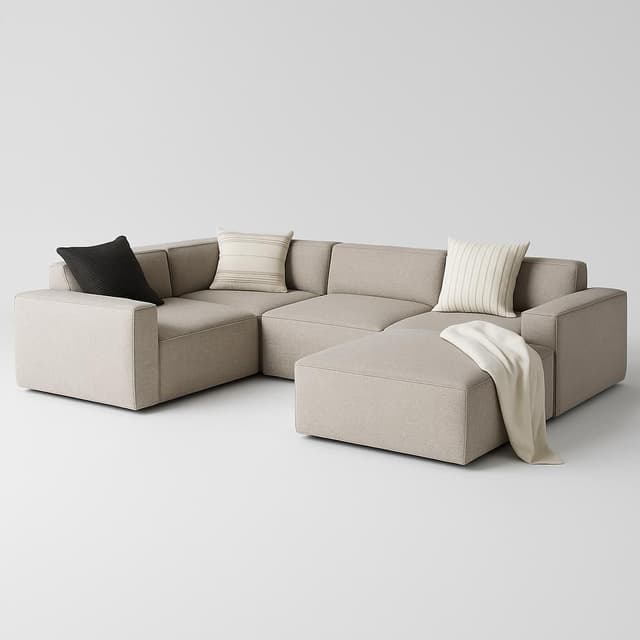 West Elm Harmony Modular 6-Piece Pit Sectional