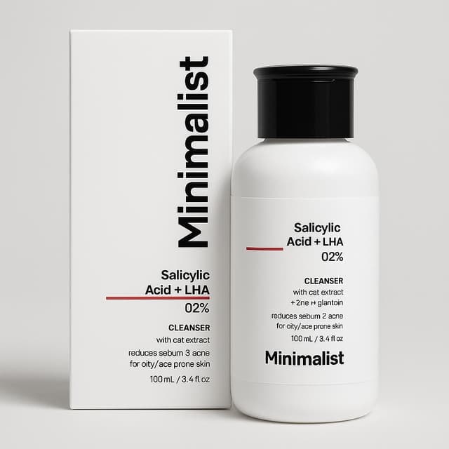 Minimalist Salicylic Acid + LHA 02% Cleanser