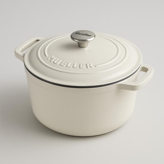 Mueller DuraCast 6 Quart Enameled Dutch Oven