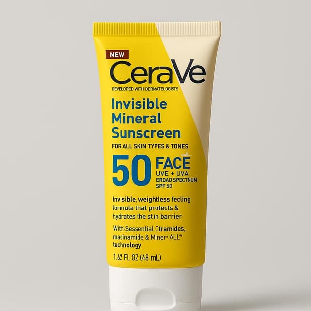 CeraVe Invisible Mineral Sunscreen SPF 50