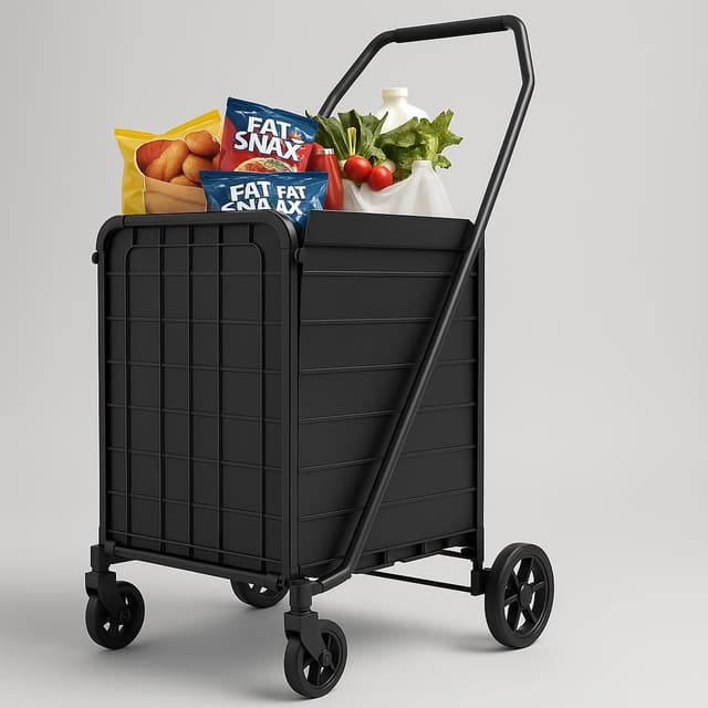 CENSTEEL Foldable Shopping Cart