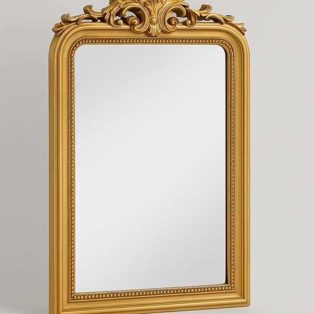Hamilton Hills Gold Baroque Wall Mirror 24x36