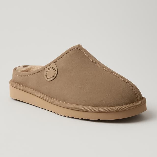 Fireside by Dearfoams Women's Adelaide Water Resistant Shearling Clog Slipper
