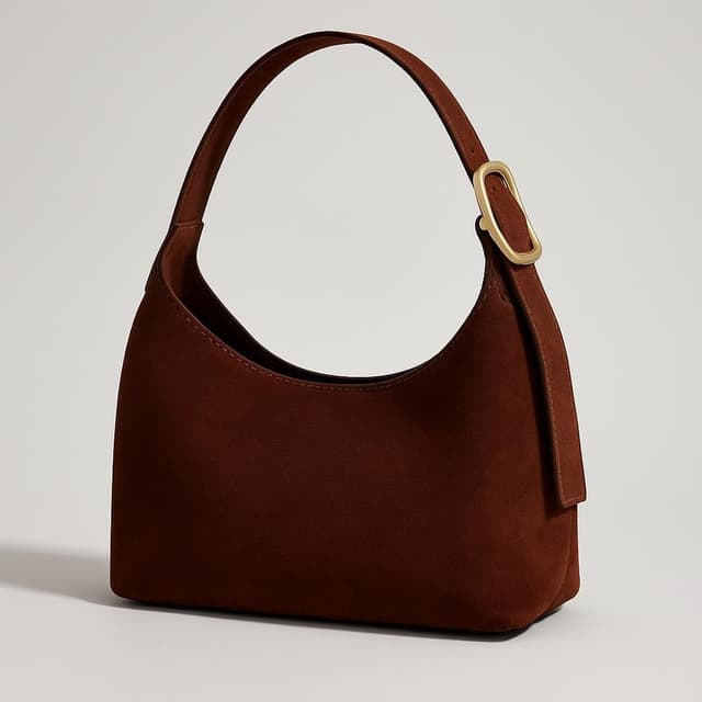 Madewell The Sculptural-Buckle Shoulder Bag