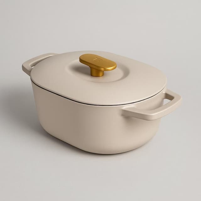 Beautiful 6-Quart Enamel Dutch Oven