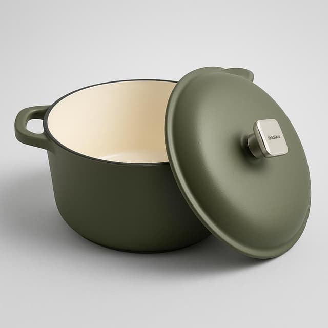 Imarku 5-Quart Enameled Cast Iron Dutch Oven