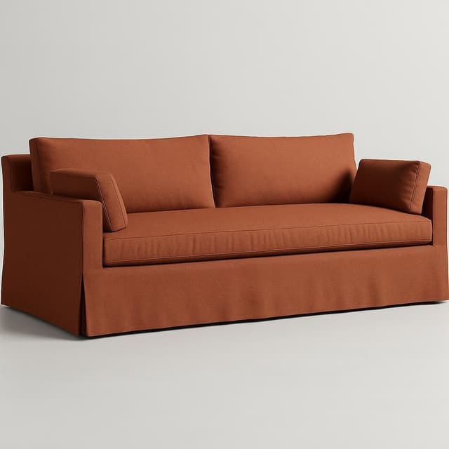 RH Belgian Track Arm Slipcovered Sofa