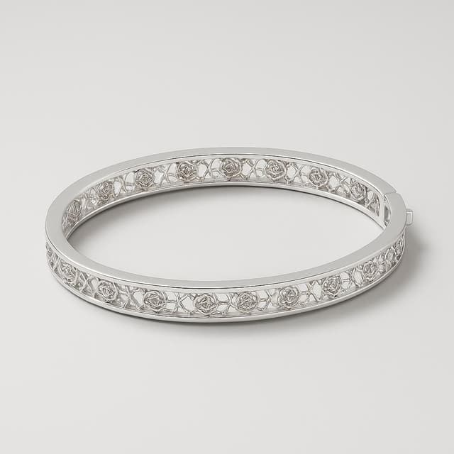 Kendra Scott Kelly Bangle Bracelet Silver