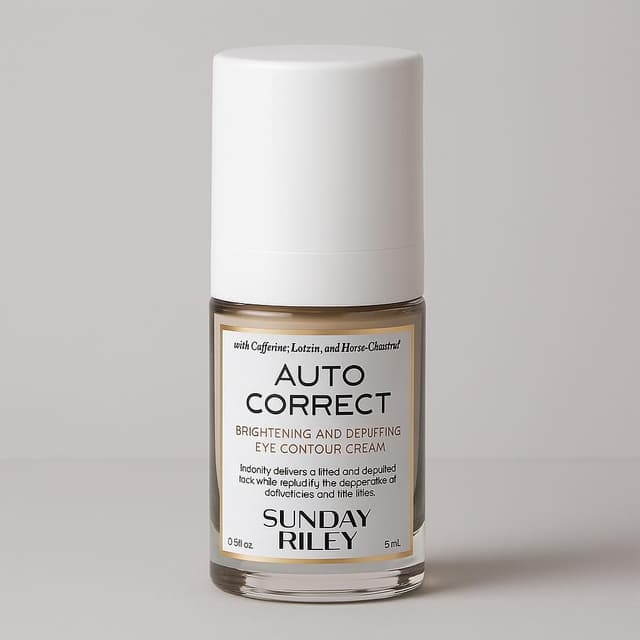 Sunday Riley Auto Correct Brightening and Depuffing Eye Contour Cream 15ml