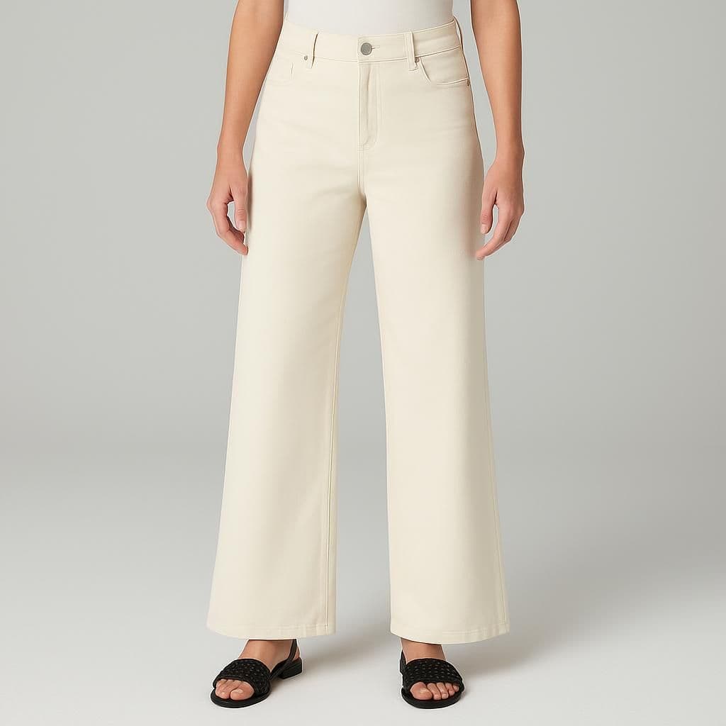 Amazon Essentials Women's High-Rise Wide-Leg Dress Pants