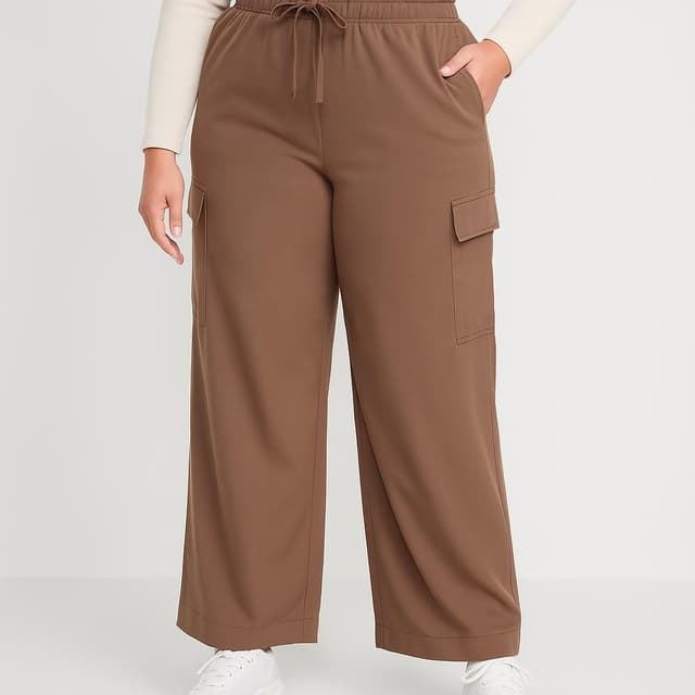 Old Navy High-Waisted StretchTech Wide-Leg Pants