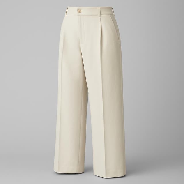 Uniqlo Wide-Fit Pleated Pants