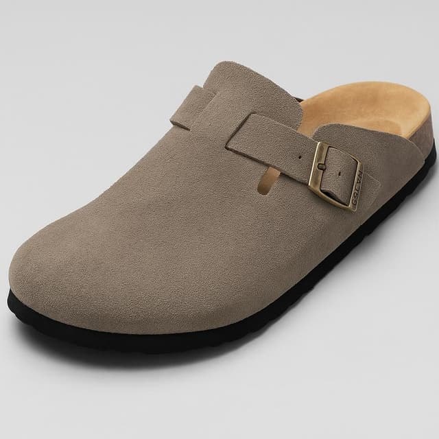 Guoluofei Women's Suede Clogs