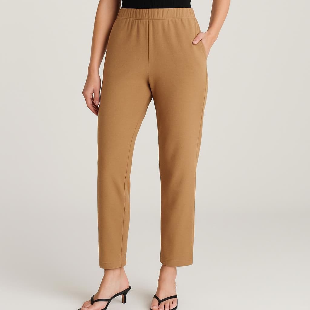 Quince Brushed Lounge Straight Leg Pant