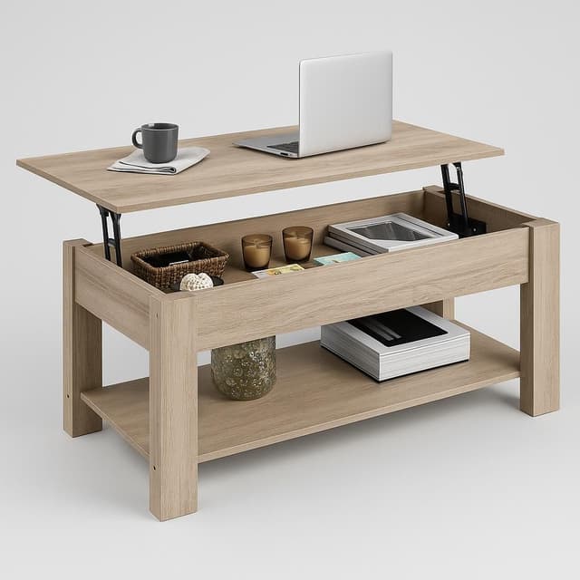 Yaheetech Lift Top Coffee Table
