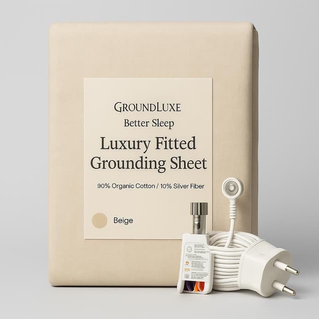 GroundLuxe Better Sleep Luxury Fitted Grounding Sheet