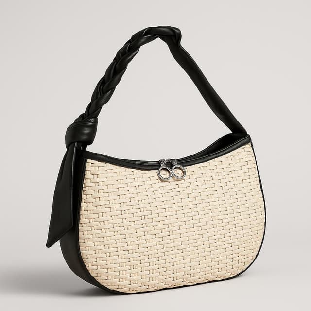 Marks & Spencer Woven Rounded Hobo Bag