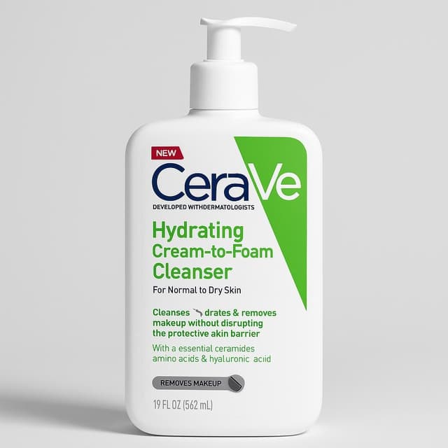 CeraVe Hydrating Cream-to-Foam Cleanser