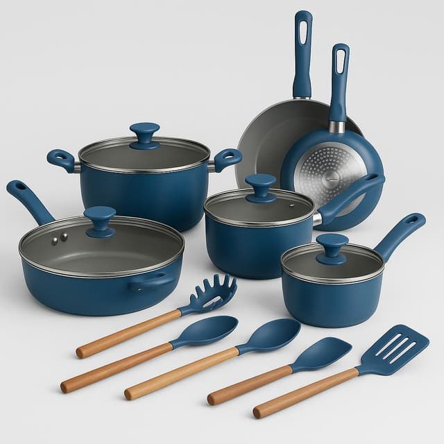 Tramontina 14-Piece Ceramic Induction-Ready Cookware Set