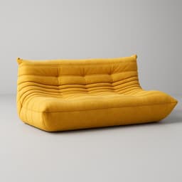 Trule Armless 3-Seat Togo Three Seater Large Bean Bag Sofa