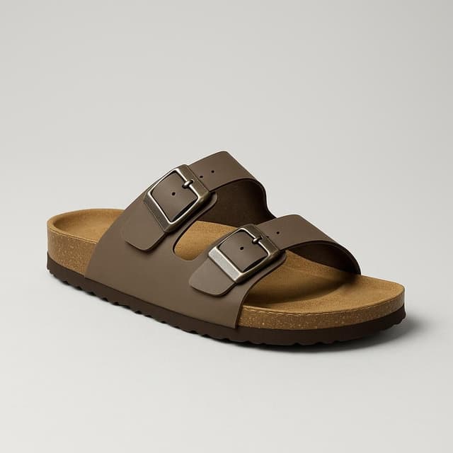 CUSHIONAIRE Lane Cork Footbed Sandal