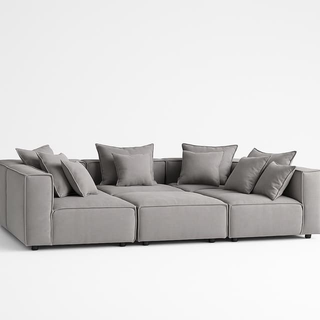 Arhaus Coburn Six Piece Pit Sectional